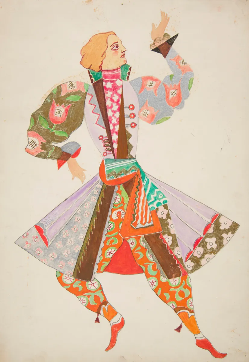 Танцюрист у східному костюмі