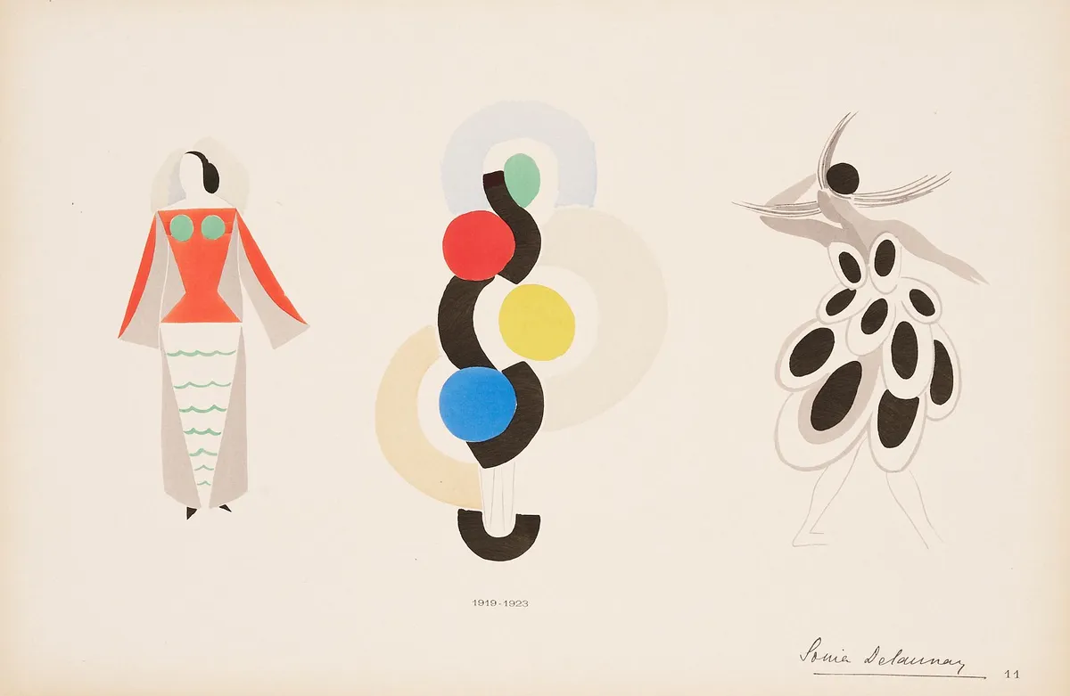 Зі збірника ескізів Соні Делоне 14