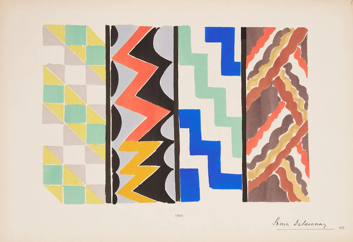 Зі збірника ескізів Соні Делоне 15