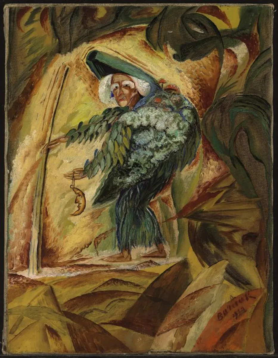 A fifty-year-old woman on Mars.