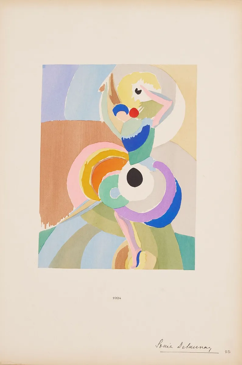 Зі збірника ескізів Соні Делоне 10