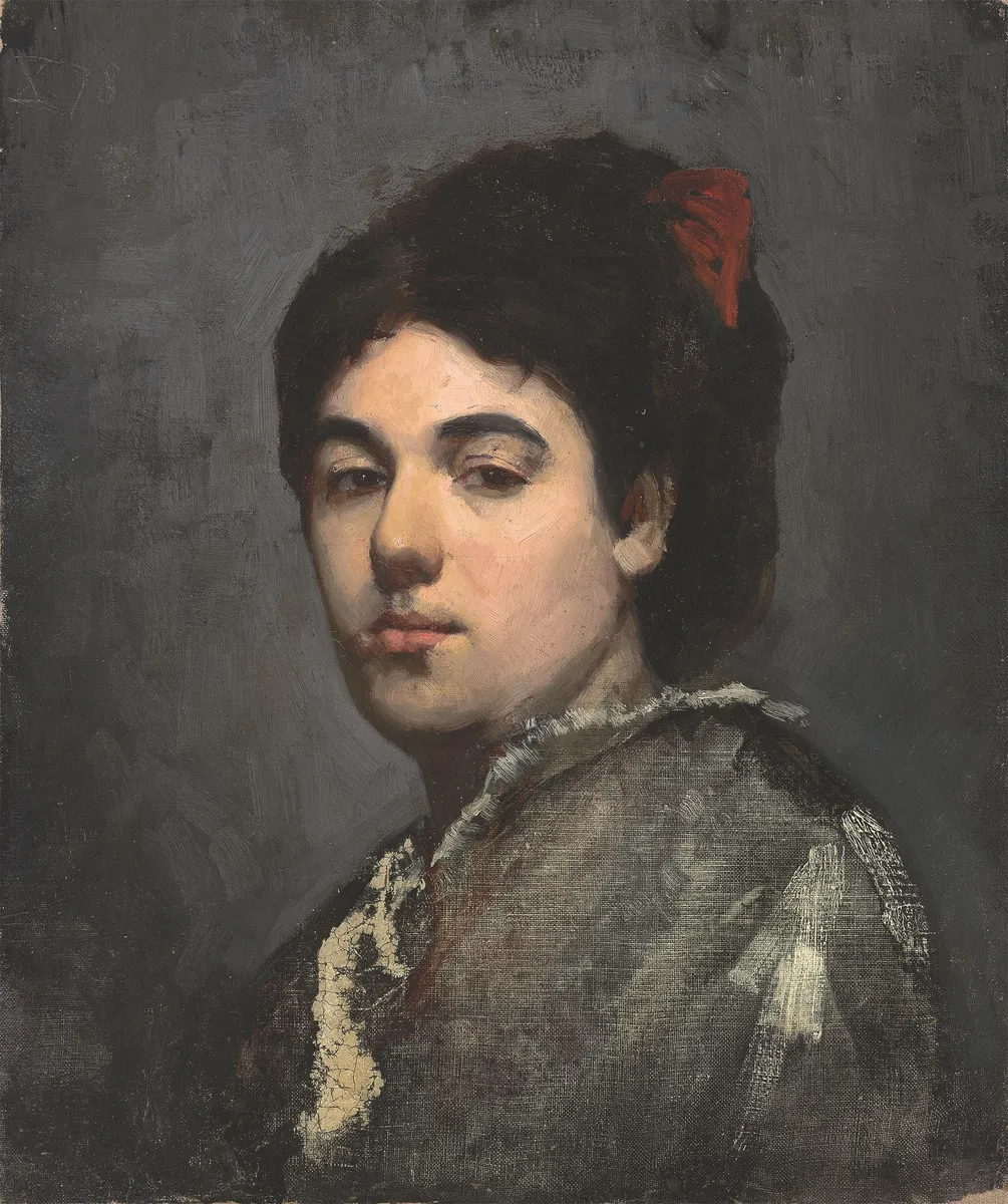 Portrait of a young woman (1878)