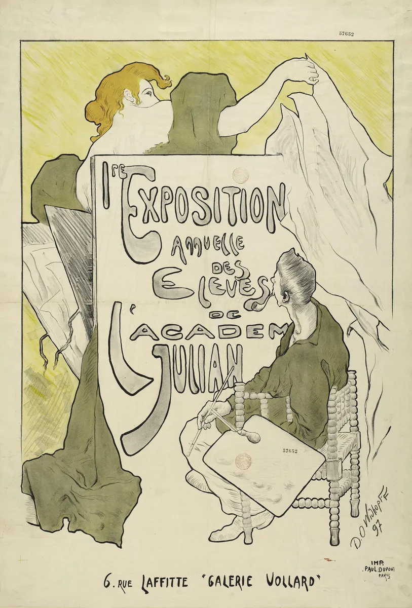 Перша щорічна виставка студентів Академії Жуліана. Галерея Воллар (1897)