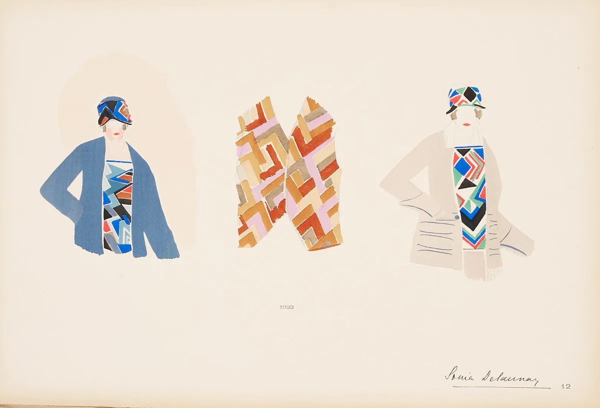 Зі збірника ескізів Соні Делоне 13