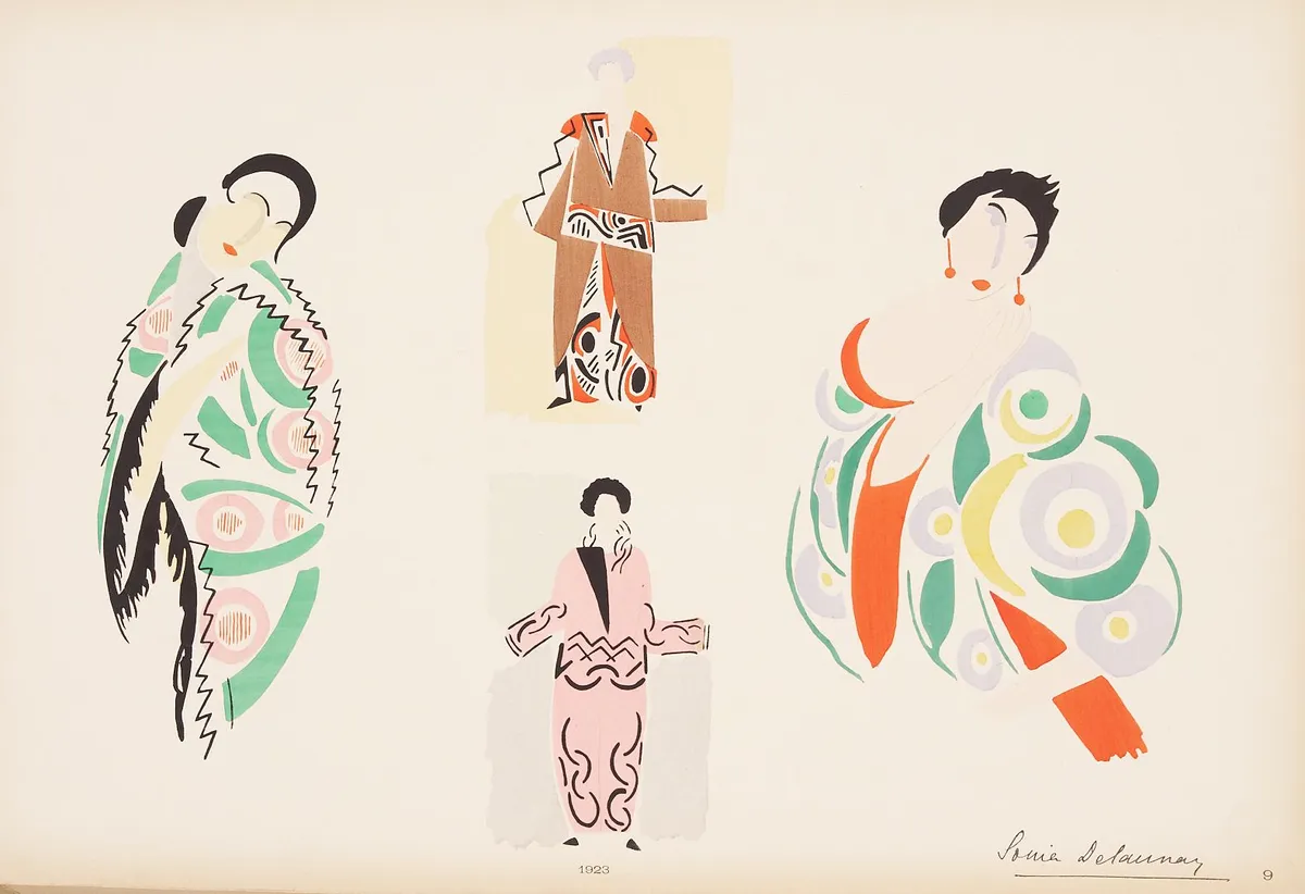 Зі збірника ескізів Соні Делоне 15