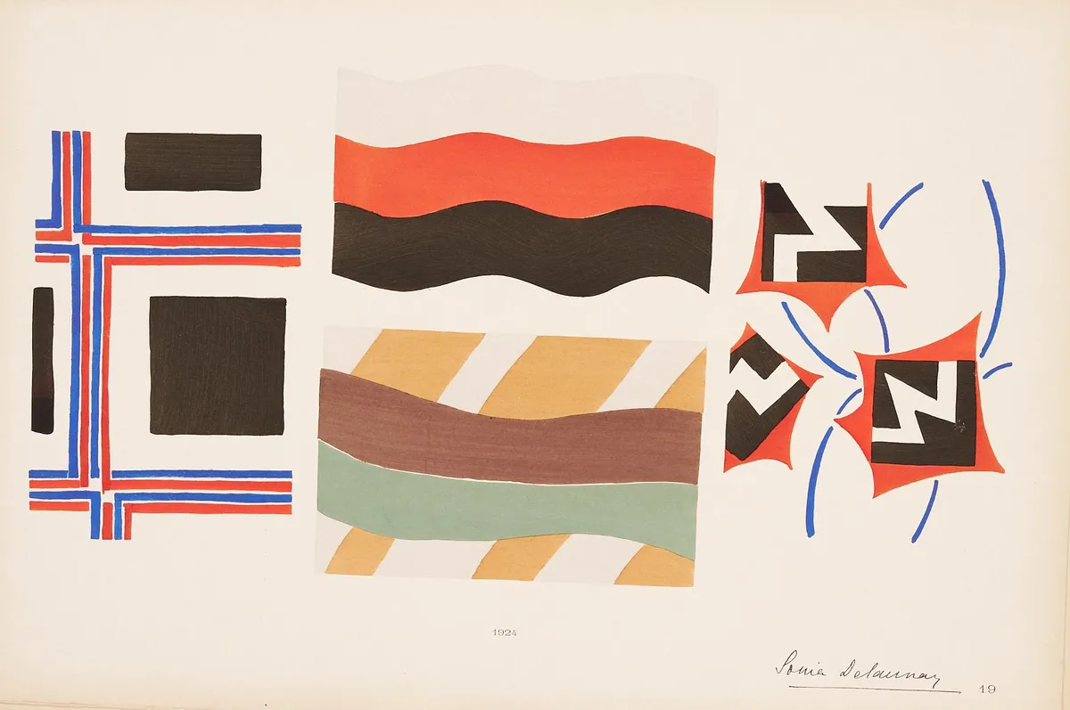 Зі збірника ескізів Соні Делоне 7