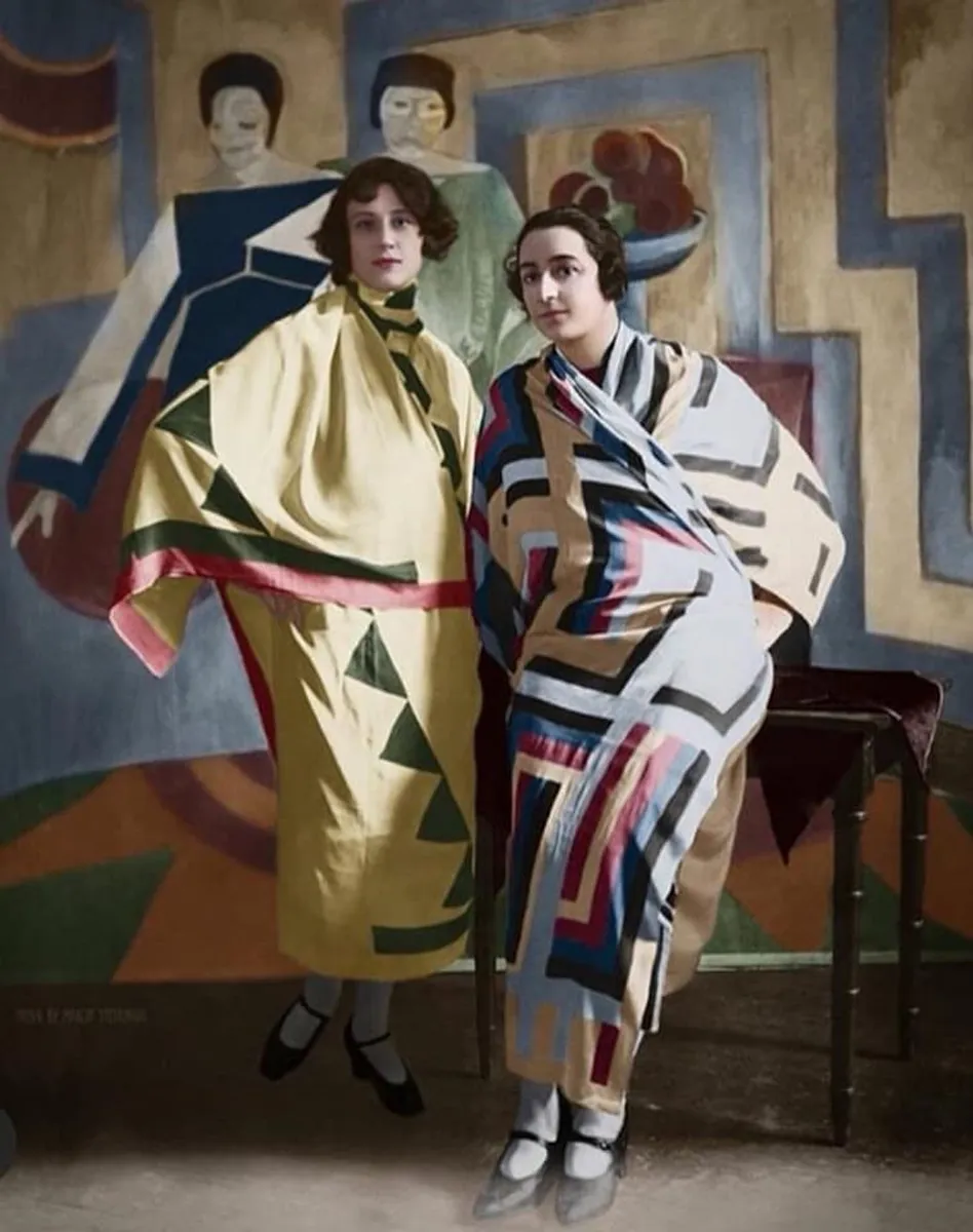 Ручна колоризація фотографії Соні Делоне