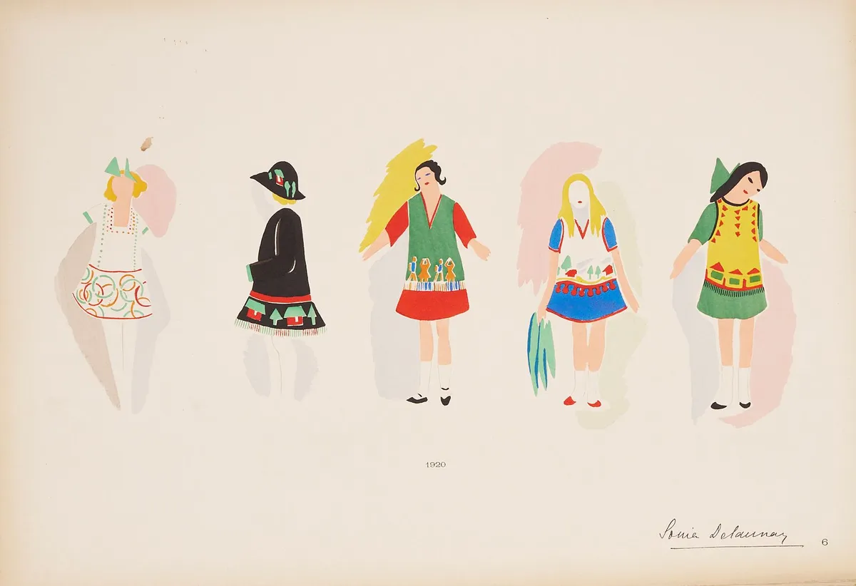 Зі збірника ескізів Соні Делоне 2