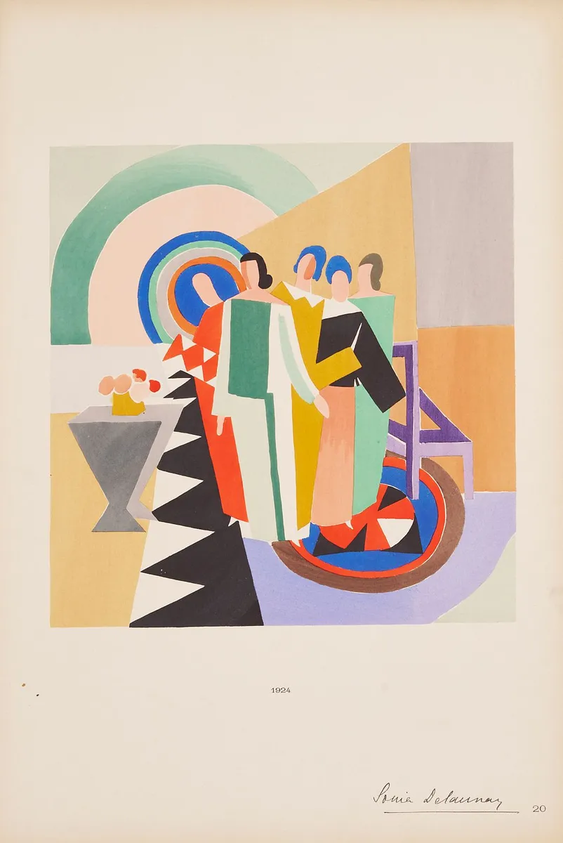 Зі збірника ескізів Соні Делоне 6