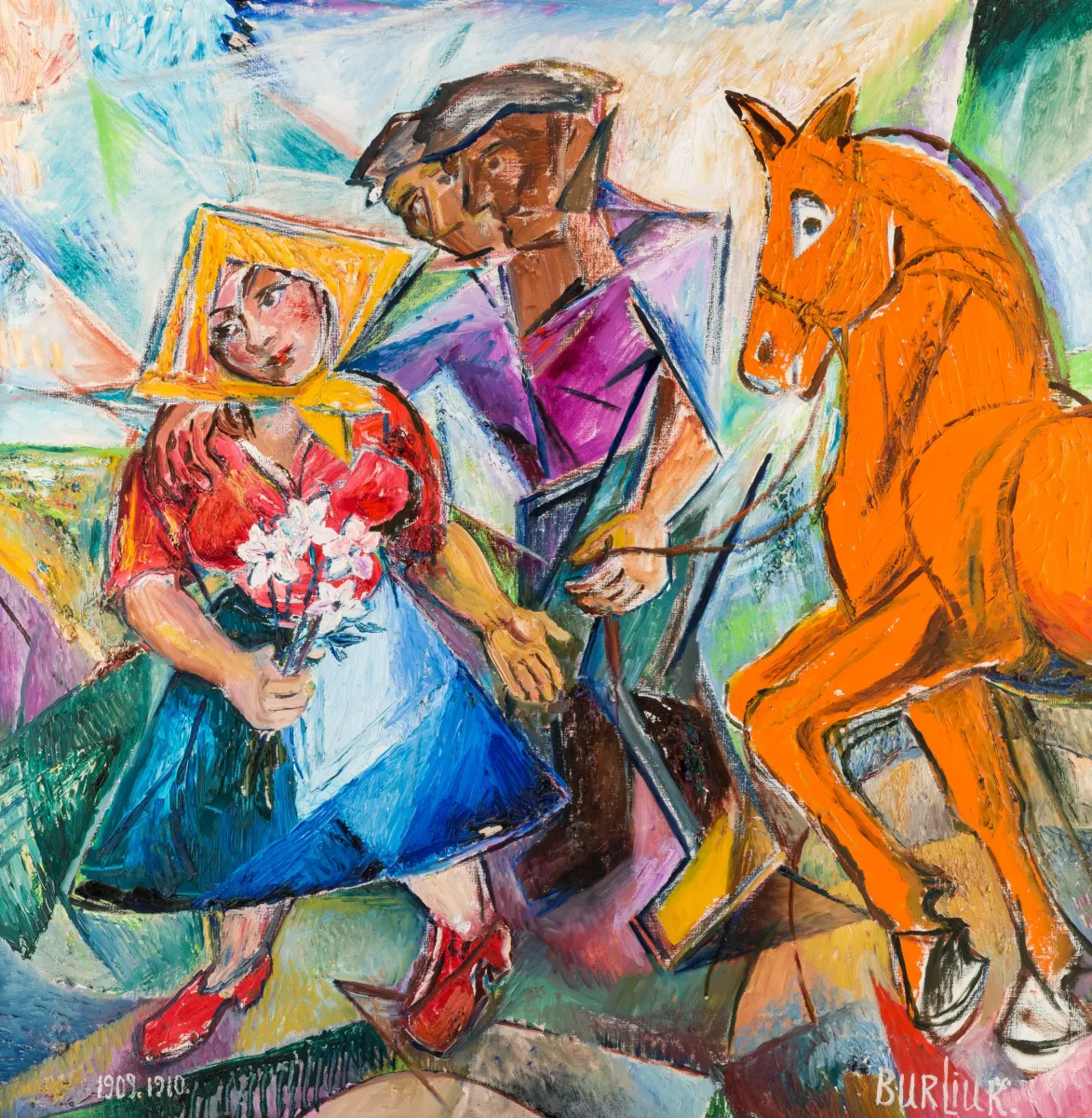 Family Couple (also known as Woman with Horse)