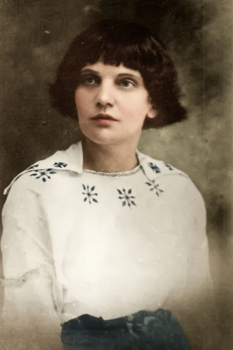 Mariyka Pidhiryanka in her youth