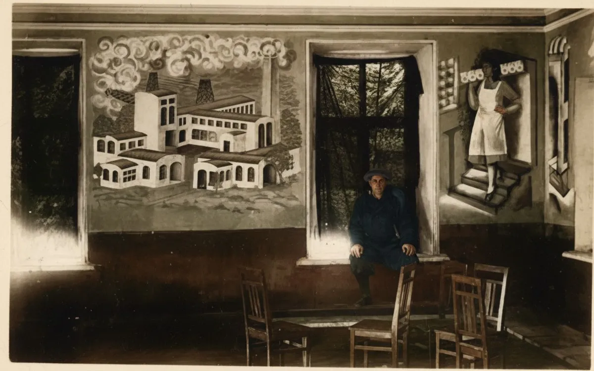 Ukrainian art at the Mezhyhirya Ceramic School Club. Portrait of an Unknown