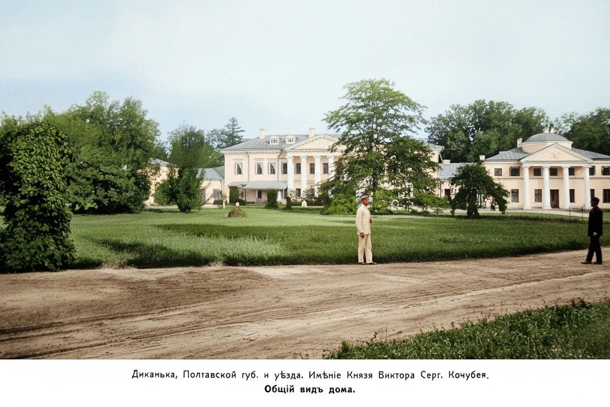 Dikanka. General view of the estate