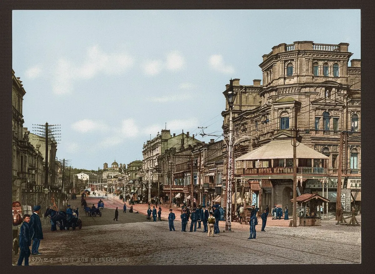 Вирує життя в старому Київ