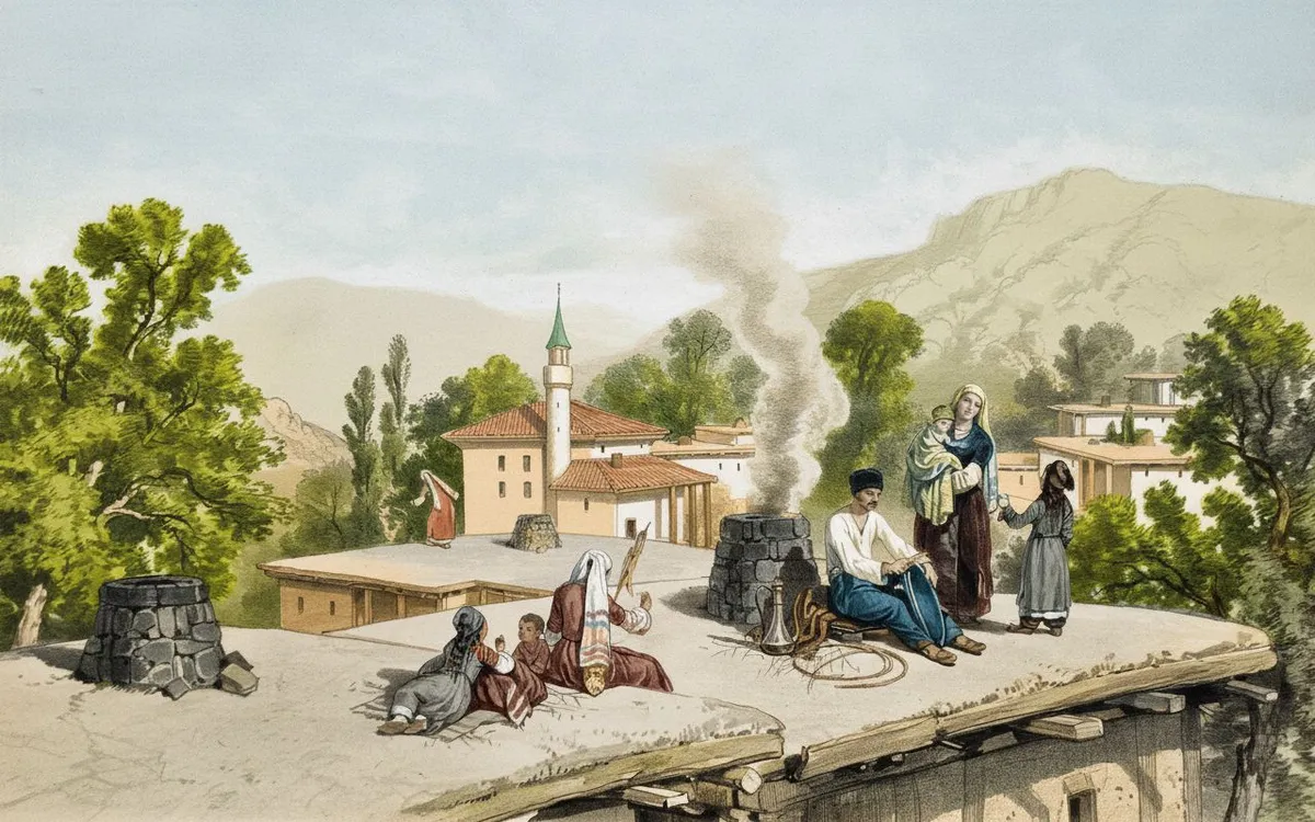 Kapskhor in Crimea: Evening Occupations of the Tatars