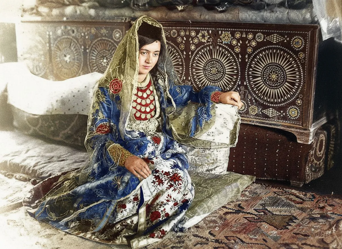 Bride's room. Exposition of the National Museum of the Crimean Tatars, 1920's (Bakhchysarai)