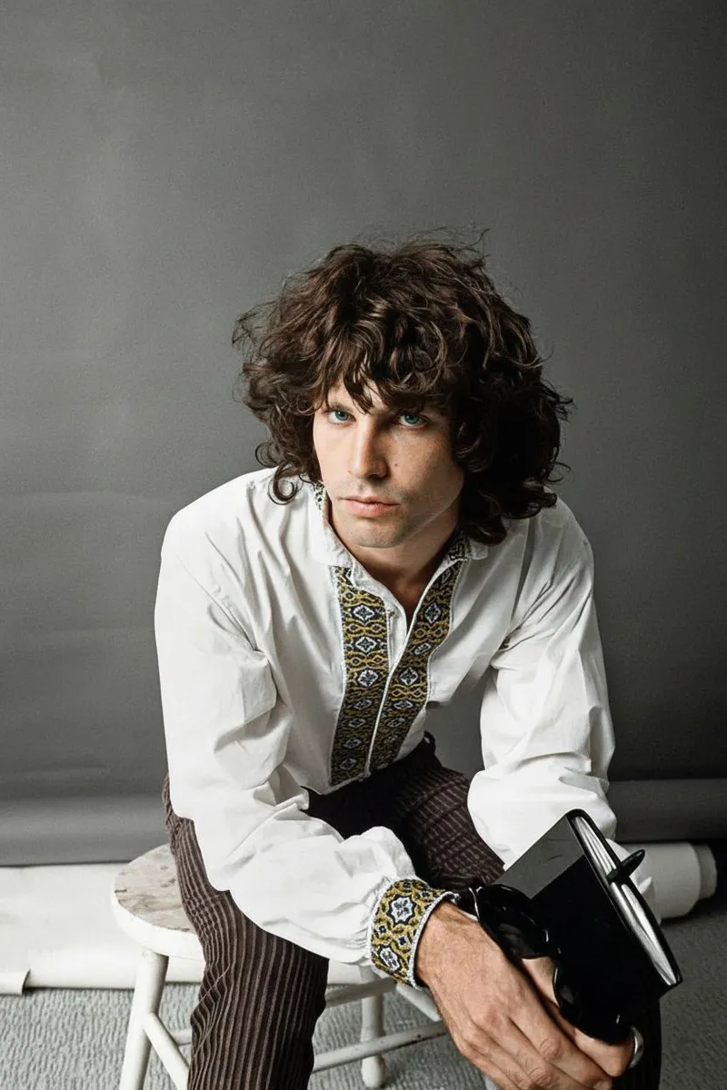 Jim Morrison in Ukrainian embroidery