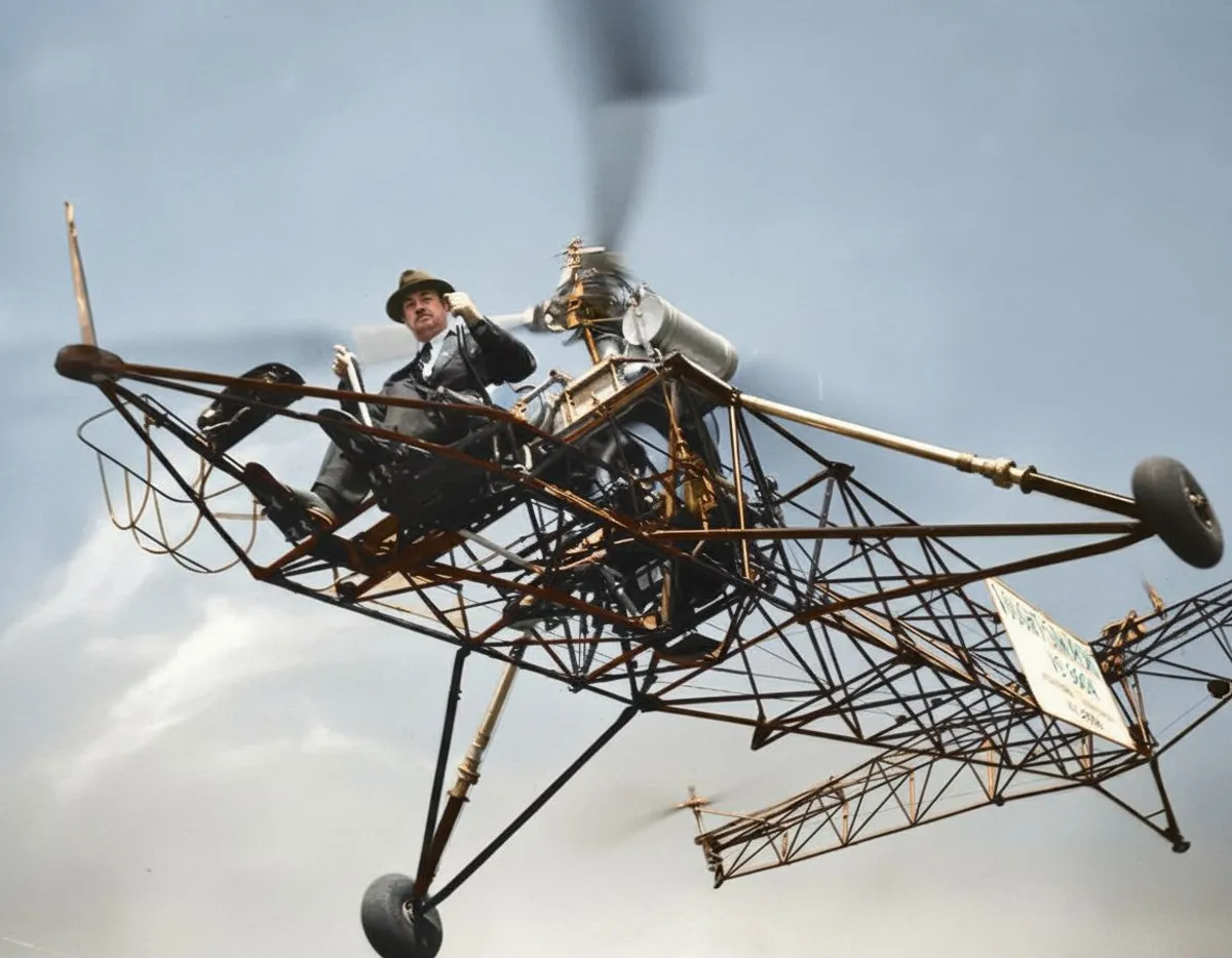 Sikorsky solved the riddle of Da Vinci