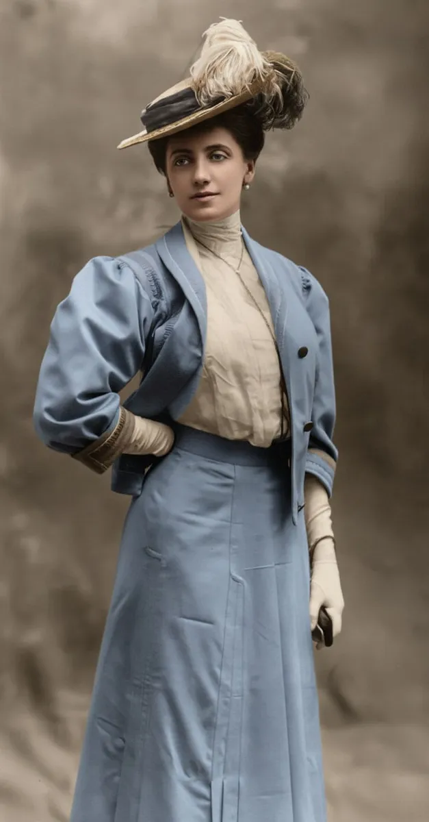 Крушельницька в капелюсі з пір'ям