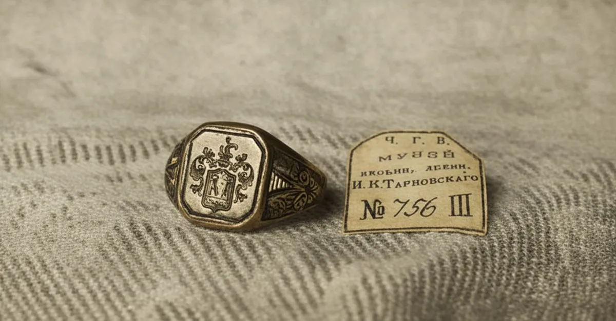 Shevchenko's ring from the Tarnavsky Museum