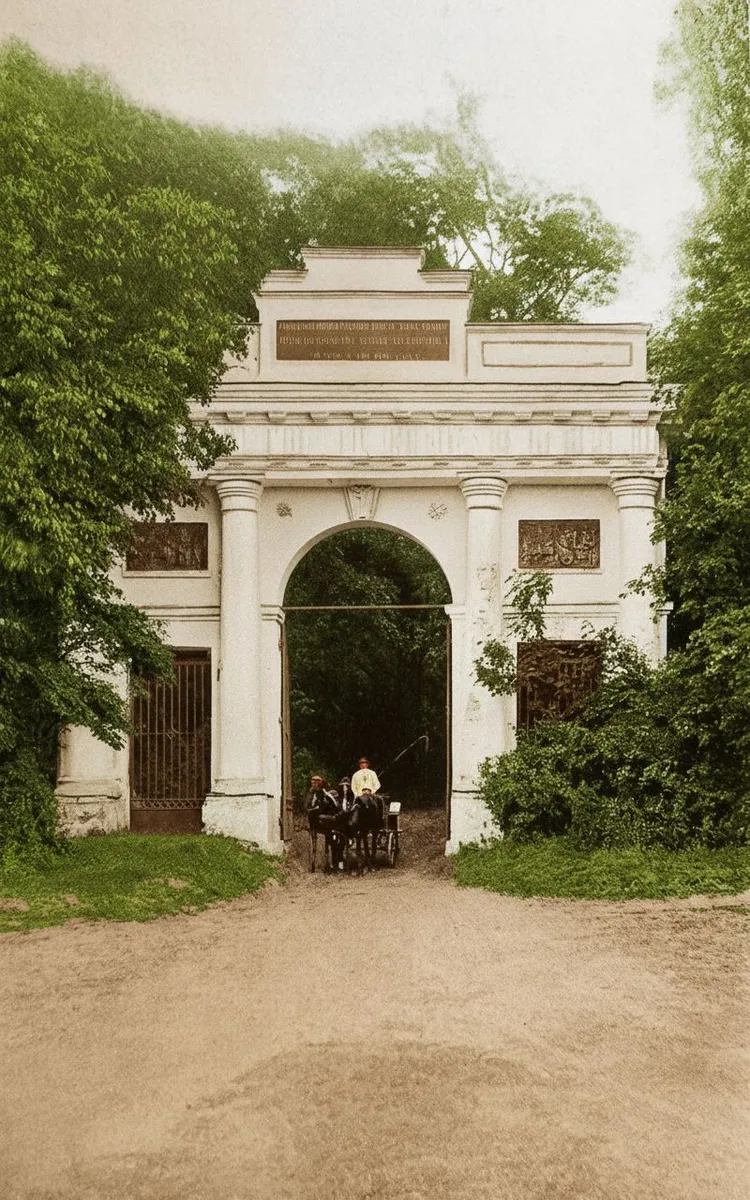 Prince Kochubey's estate. Triumphal arch
