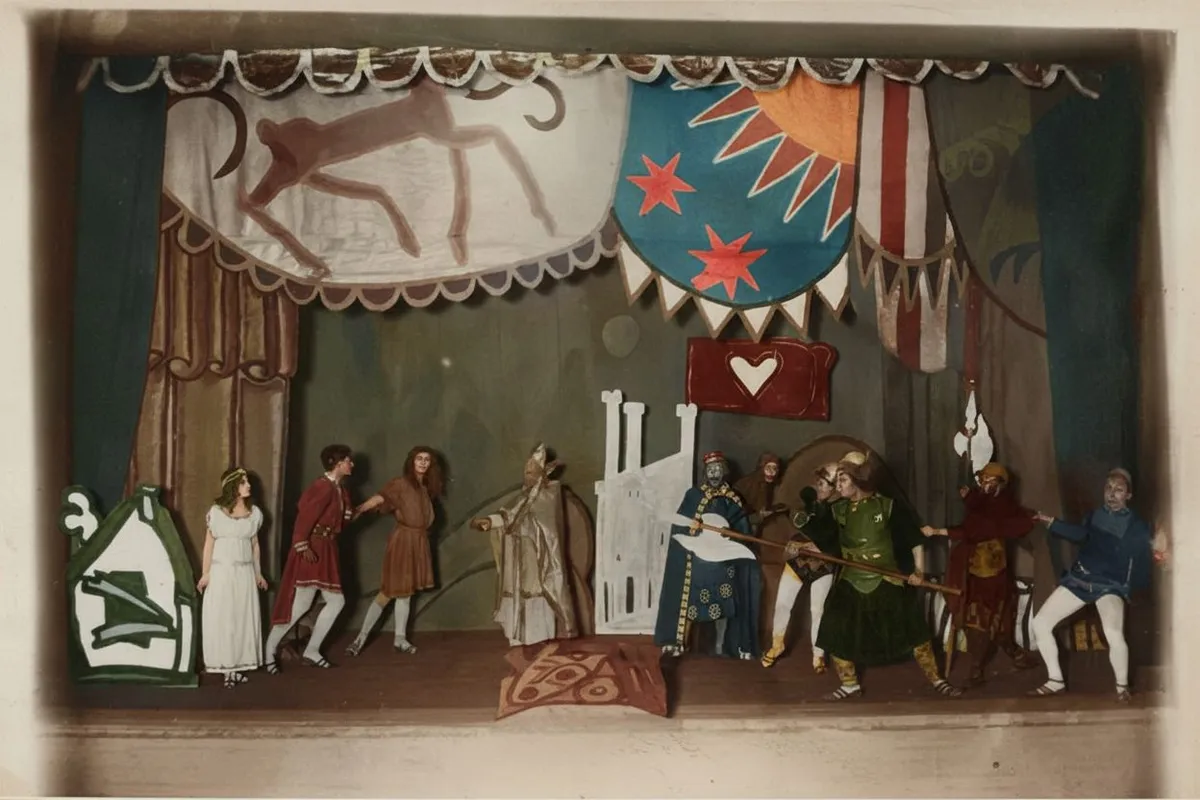 «Горе брехунові» Сцена з вистави. Дія V 